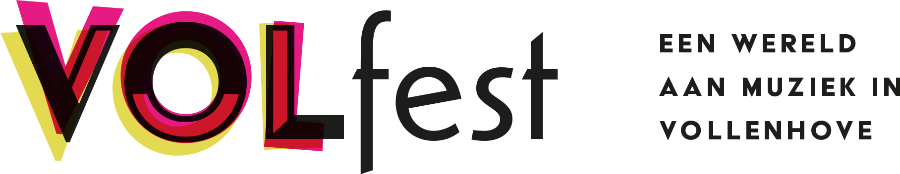 VOLfest - Logo zwart